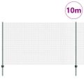 vidaXL Zvarené pletivo s podperami 10 x 1,4 m PVC potiahnutá oceľ