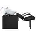 vidaXL Kozmetický stolička Čierna a biela 136 x 60 x 92 cm PVC