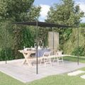 vidaXL Altánok antracitový 3 x3 m 180 g/m² látka a oceľ