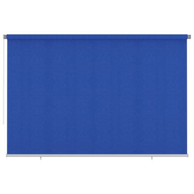 vidaXL Vonkajšia zatemňovacia roleta 350x230 cm modrá HDPE