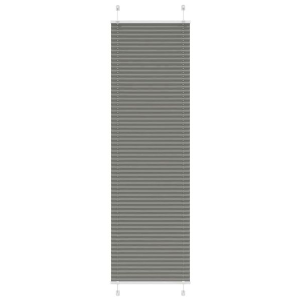 vidaXL plisovaná roleta antracit 65x200 cm Šírka látky 64,4 cm