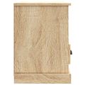 vidaXL TV skrinka dub sonoma 80x35x50 cm spracované drevo