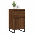 vidaXL Komody 2 ks hnedý dub 40x35x70 cm kompozitné drevo