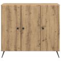 vidaXL Servírovacia skriňa Dub artisan 89 x 34,5 x 80 cm