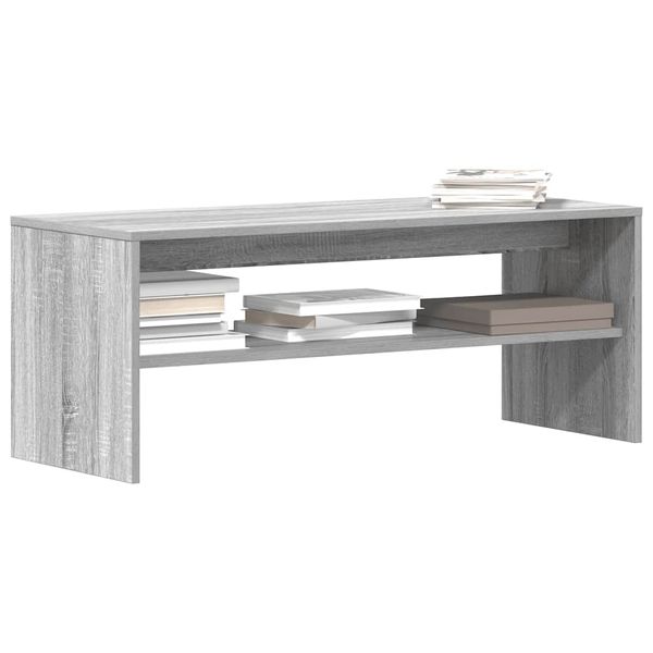 vidaXL TV skrinka sivá sonoma 100x40x40 cm spracované drevo