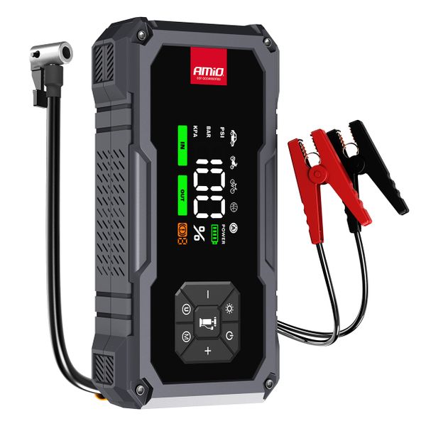 Štartovacie zariadenie 4v1 12V 7,2Ah 600A PRO AMiO-04674