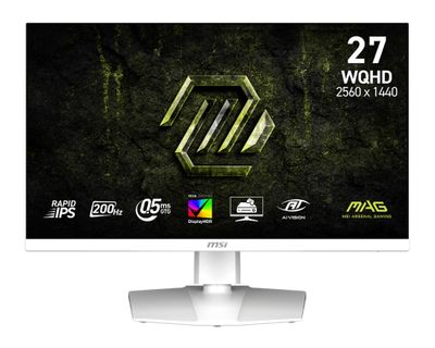 MSI MAG/274QRFW E20/27''/IPS/QHD/200Hz/0,5ms/Biela/3R