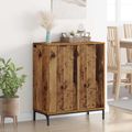 vidaXL Servírovacia skriňa Staré drevo 69,5 x 33 x 82 cm
