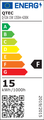 LED stropné svietidlo Q-53A 15W 1350lm 4200K IP64 - čierne QTEC