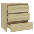 vidaXL Komoda dub sonoma 70x41x75 cm spracované drevo