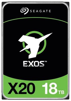 SEAGATE Exos X20 18TB HDD / ST18000NM000D / SAS / 3,5" / 7200 rpm / 256MB / 512E/4KN Pevný disk, interný, 18TB, SAS, 3,5", 7200 rpm, 256MB, 512E/4KN