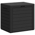 vidaXL Záhradný úložný box antracitový 58,5x46x55 cm polypropylénový