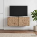 vidaXL Nástenná TV skrinka 78,5 x 31 cm Dub artisan Kompozitné drevo