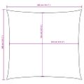 vidaXL Tieniaca plachta, oxford, štvorcová 3,6x3,6 m, krémová