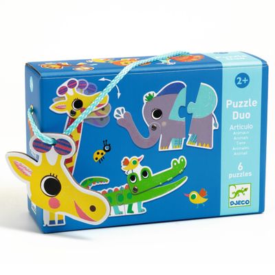 Puzzle Duo Pohyblivé zvieratká