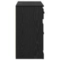 vidaXL Highboard Čierny dub 70 x 35,5 x 67,5 cm Kompozitné drevo