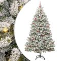vidaXL Umelý vianočný stromček 270 cm 300 LED Teplá biela PVC a oceľ
