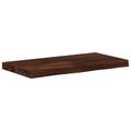 vidaXL Obdĺžnikový stôl 90 x 50 x 3,5 cm Obdĺžnikový Tmavohnedá