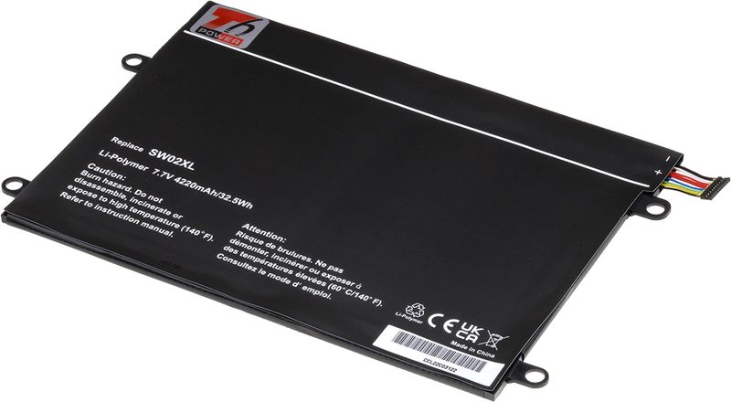 Batéria T6 Power HP X2 210 G2 Tablet, 4220mAh, 32Wh, 2cell, Li-pol