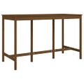 vidaXL Barový stolík medovo-hnedý 180x80x110 cm borovicový masív