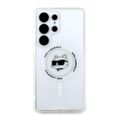 Puzdro Karl Lagerfeld HC Magnetic IML Metal Choupette Head pre Samsung Galaxy S25 Ultra biela