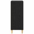 vidaXL Servírovacia skriňa Čierny dub 57 x 35 x 89.5 cm