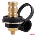 Konektor napájania batérie čierny mínus s krytkou 3/8 M10 12V 24V 48V 250A AMIO-03813
