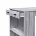 vidaXL Barový stôl sivý sonoma 102x70x103,5 cm kompozitné drevo