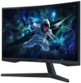 Samsung Odyssey/G55C/27"/VA/QHD/165Hz/1ms/Black/2R LED monitor, herní, prohnutý, 26,9", VA, 2560×1440, 16:9, 165Hz, 1ms, 300cd/m2, 2500:1, HDMI, DisplayPort, VESA, en. tr. F, cerný