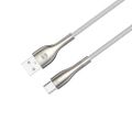 Kábel Forever Sleek USB - USB-C 1,0 m 3A biely