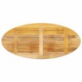 vidaXL Stolová doska 110x40x3,8 cm oválna masívny mangovník