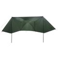 vidaXL Auto Stan 350 x 250 cm Armádna zelená Polyester a oceľ