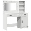 vidaXL Toaletný stolík 2 ks Biela 78,5 x 41 x 135 cm Kompozitné drevo