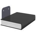vidaXL Neviditeľná plávajúca polica 4 ks Antracit 6 x 11 x 6,5 cm