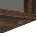 vidaXL Nízka skriňa so zásuvkou Dymová dub 87 x 27,5 x 43 cm