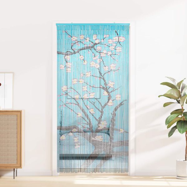vidaXL Dverová záclona proti hmyzu rôzne farby 200 x 100 cm Bambus
