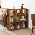 vidaXL Deliaca stena staré drevo 100x33x94,5 cm kompozitné drevo