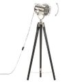 vidaXL Lampa na statíve čierna 97 cm mangovníkový masív