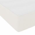 vidaXL Rám postele s matracmi Krémová 120 x 190 cm látka