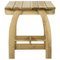 vidaXL Záhradný stôl 110x74x75 cm impregnované borovicové drevo