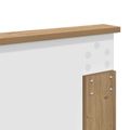 vidaXL Rám postele Remeselný dub 160 x 200 cm Kompozitné drevo