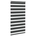 vidaXL Zebra roleta čierna 75x150 cm šírka látky 70,9 cm polyester