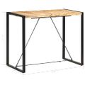 vidaXL Barový stolík 140x70x110 cm masívne mangovníkové drevo