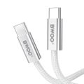 BWOO 240W opletený kábel USB-C - USB-C BO-X317C-C 1m biely