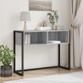 vidaXL Koncový stôl Sivý Sonoma 100 x 36 x 75 cm Kompozitné drevo