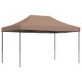 vidaXL Skladací pop-up párty stan hnedý 440x292x315 cm