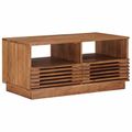vidaXL Ručne vyrobený konferenčný stôl Teak hnedá 85 x 45,5 x 40 cm