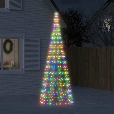 vidaXL LED vianočný stromček 550 LED farebné 300 cm