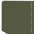 vidaXL Obrubník trávnika 4 ks 100 x 45 cm Oceľ Olivovo zelená