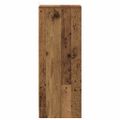 VidaXL Skrinka na topánky Old Wood 32x35x92 cm Engineered Wood